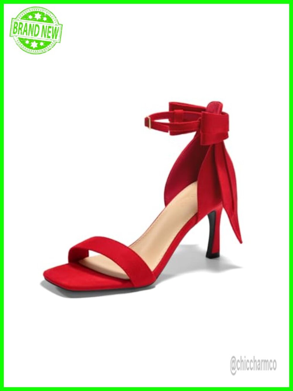 Bow Tie Stiletto Heeled Sandals Open Toe Wedding Bride Shoes